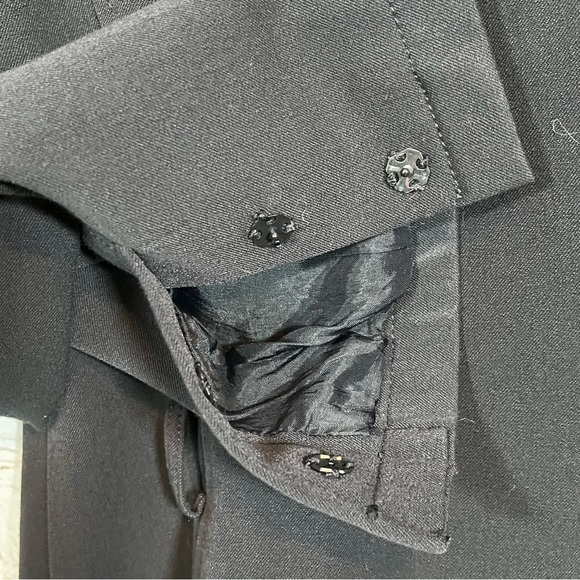 Vintage The Limited Stretch Jacket Womens Small Black Lined Full Zip - Picture 8 of 11